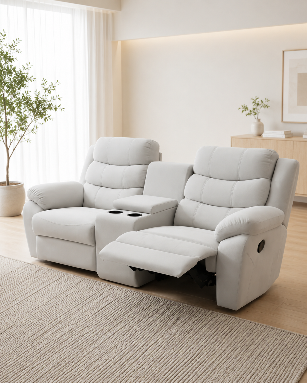 Callen Fabric Recliner Sofa