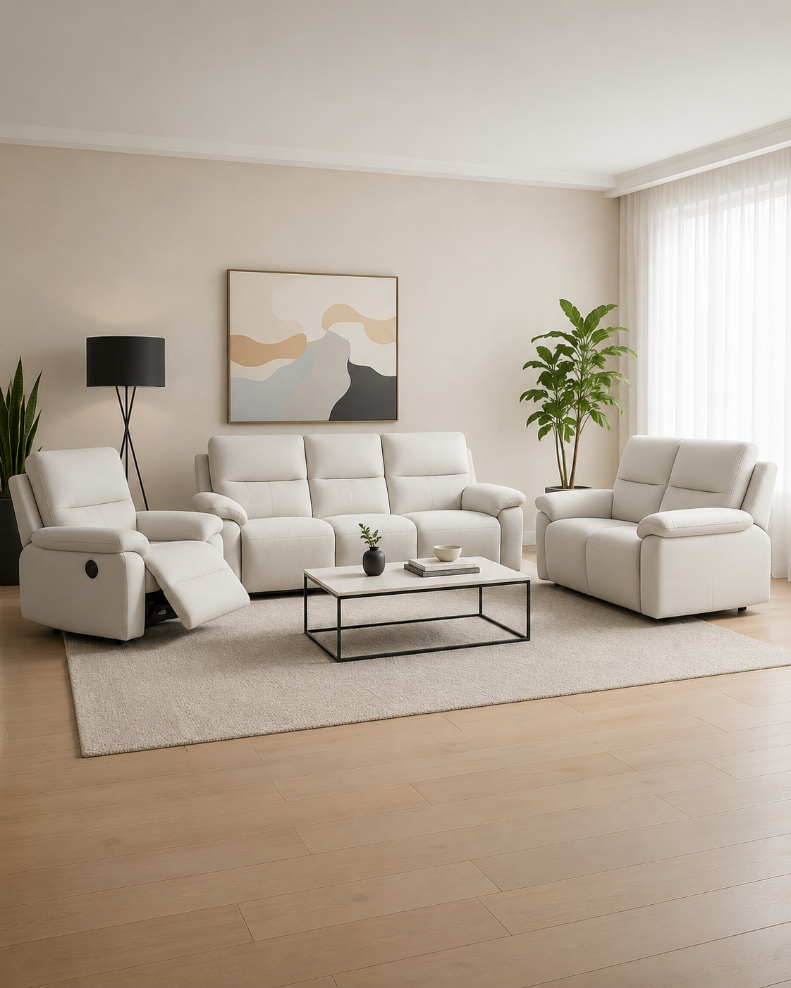 Orla Fabric Recliner Sofa