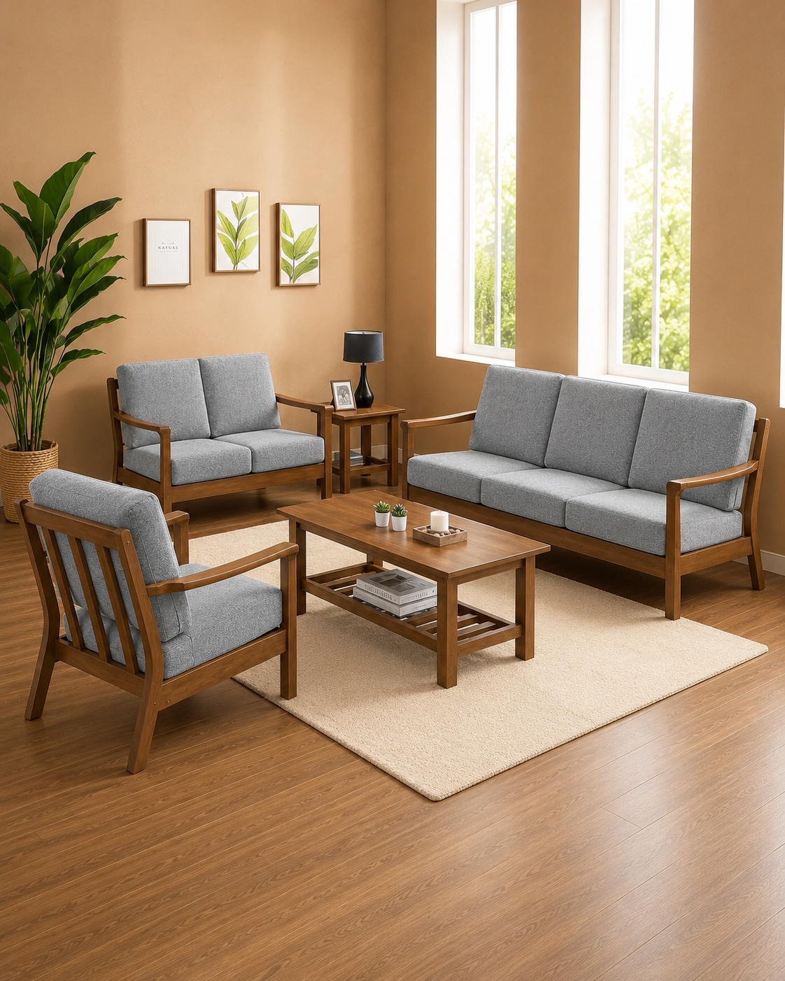 Marsten Wooden Sofa