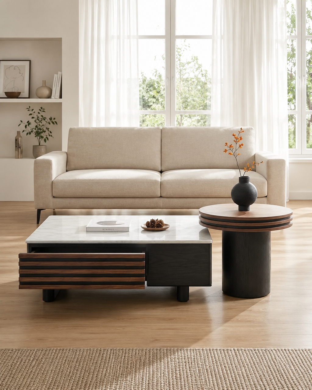 Mika Stone Coffee Table