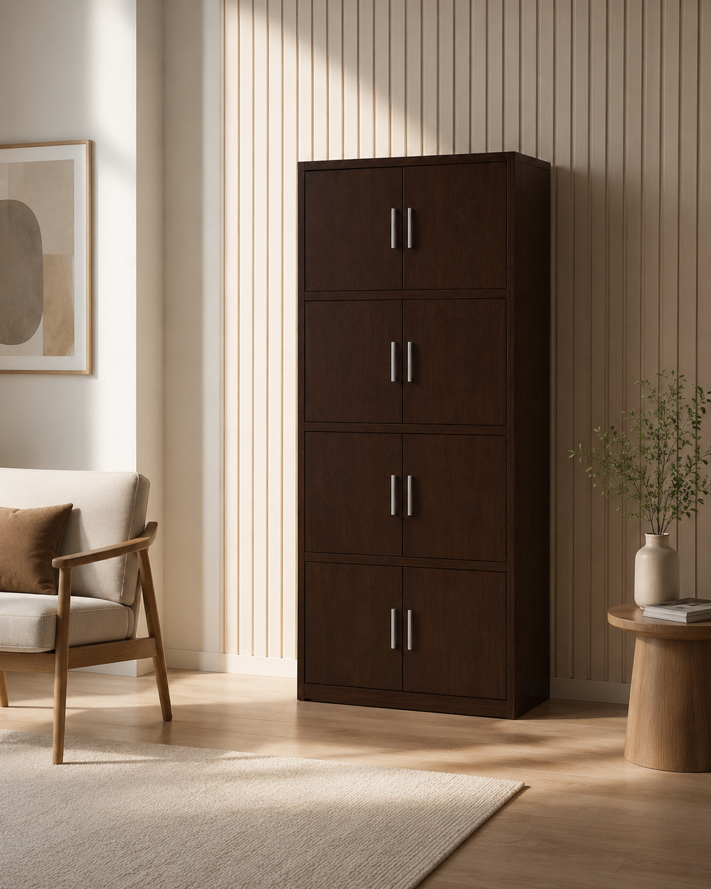 Kairo Walnut Storage Cabinet