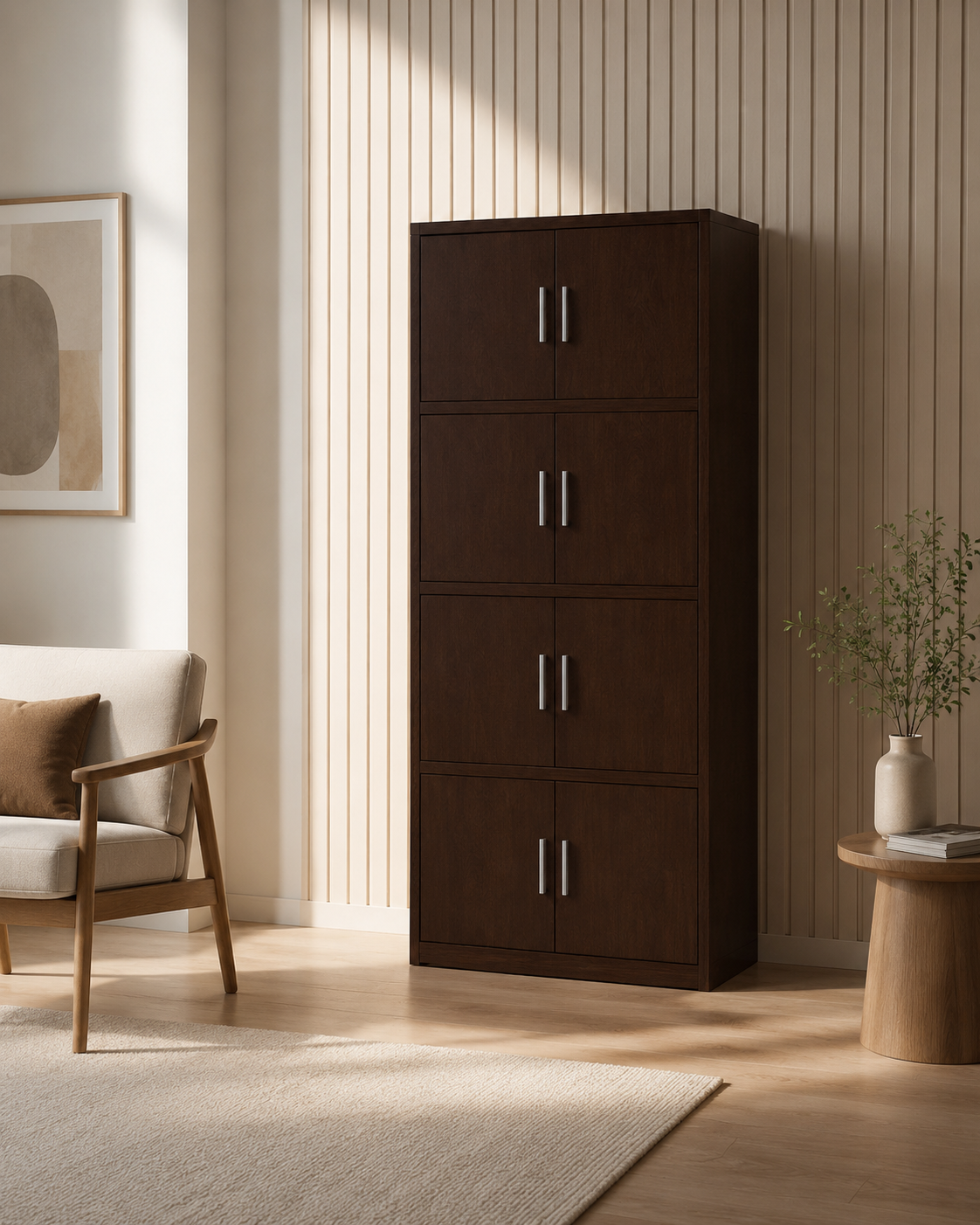 Kairo Walnut Storage Cabinet