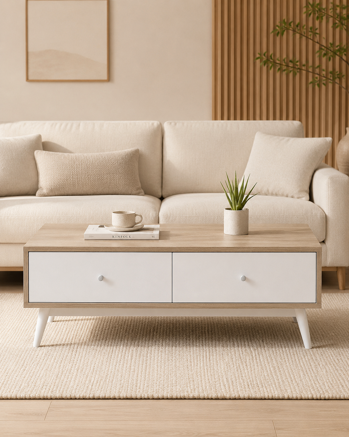 Aster Wooden Coffee Table