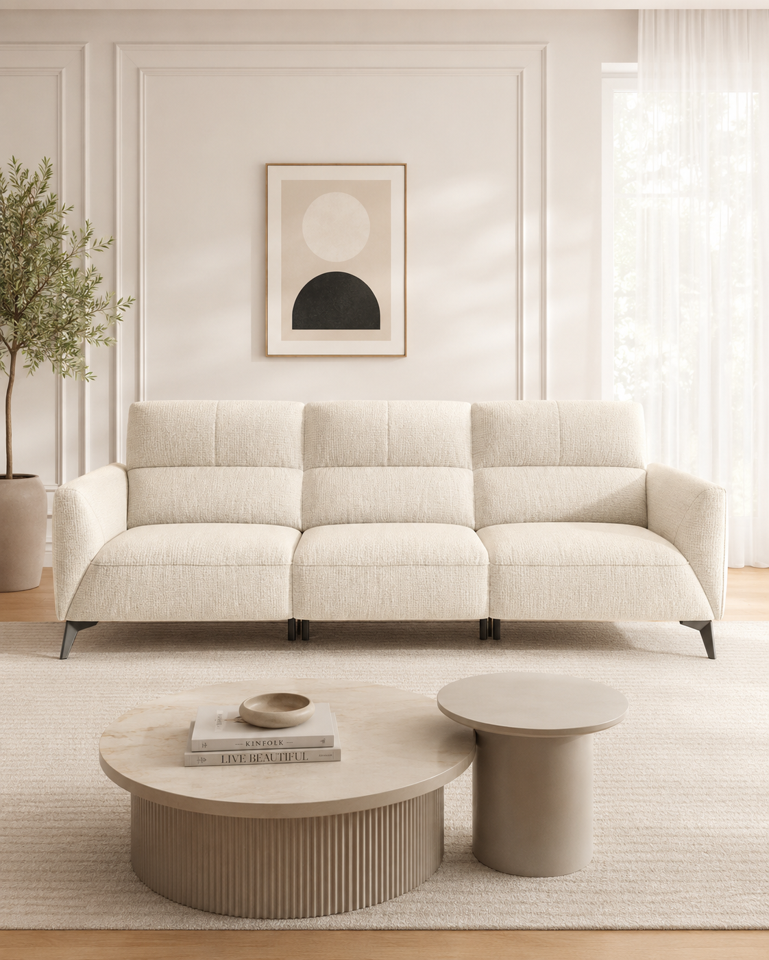 Margot Chenille Fabric Sofa