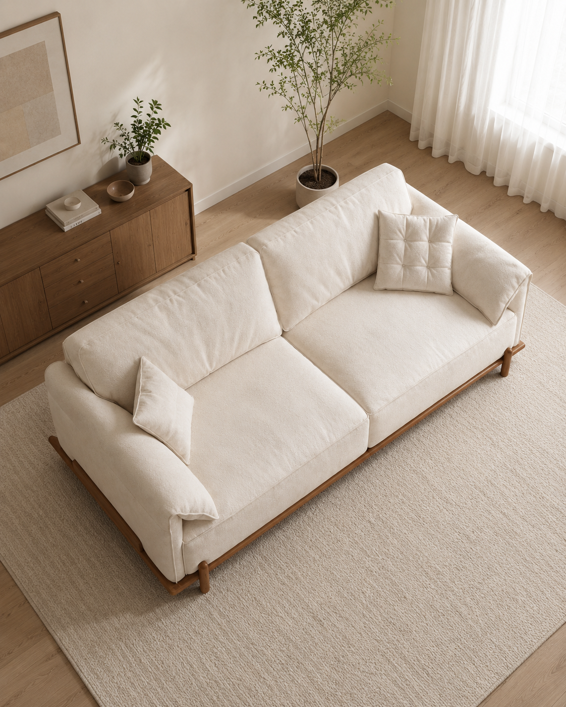 Auria Fabric Sofa