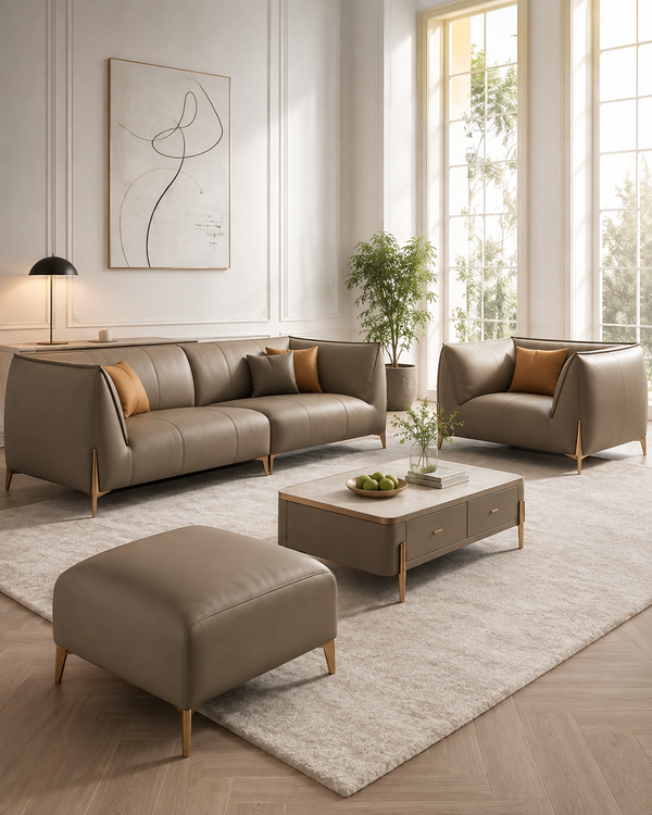 Quinton PU Leather Sofa