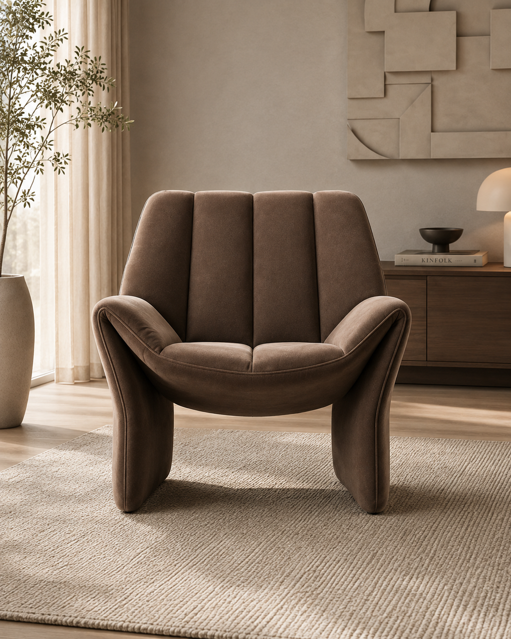 Draycott Velvet Lounge Chair