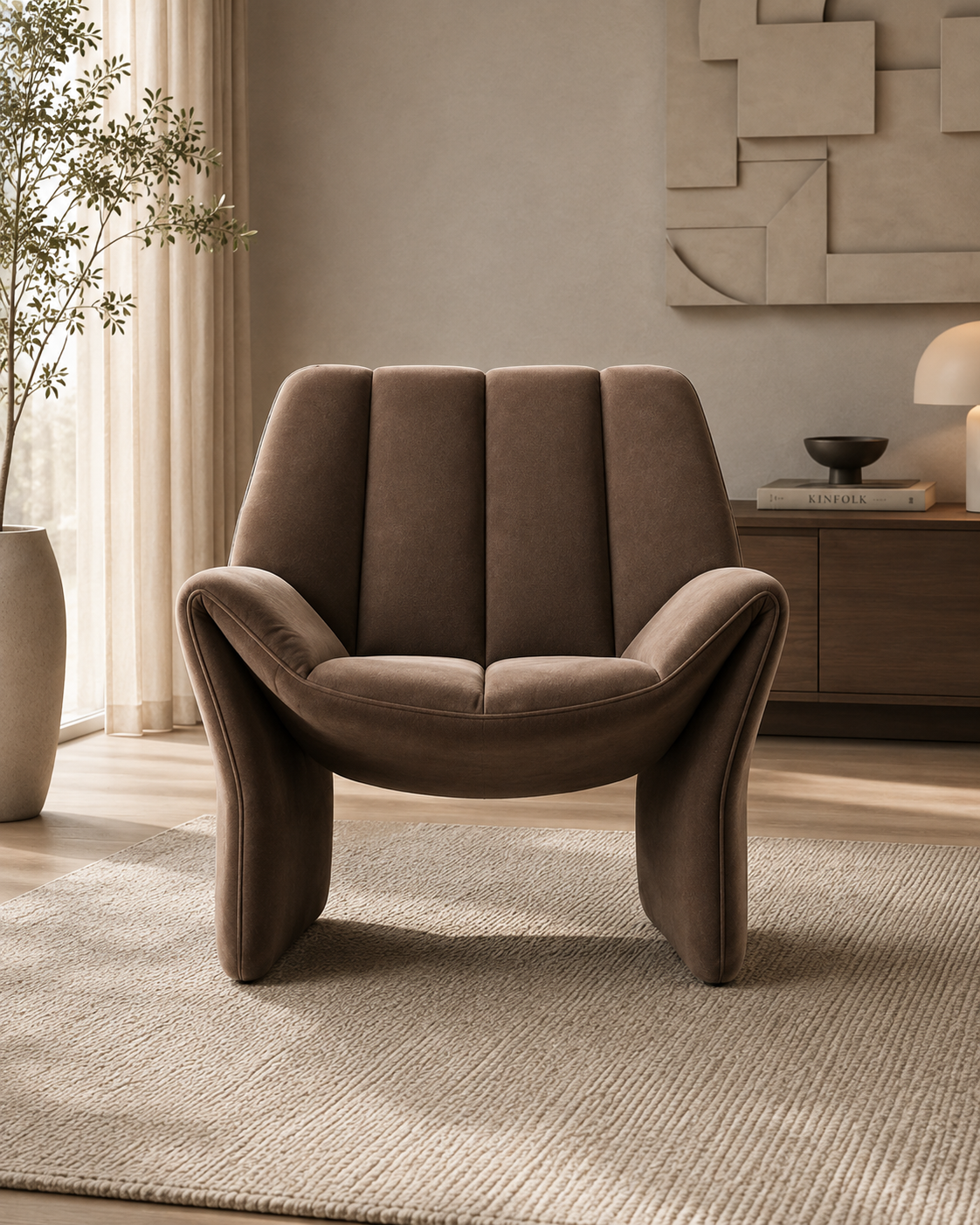 Draycott Velvet Lounge Chair