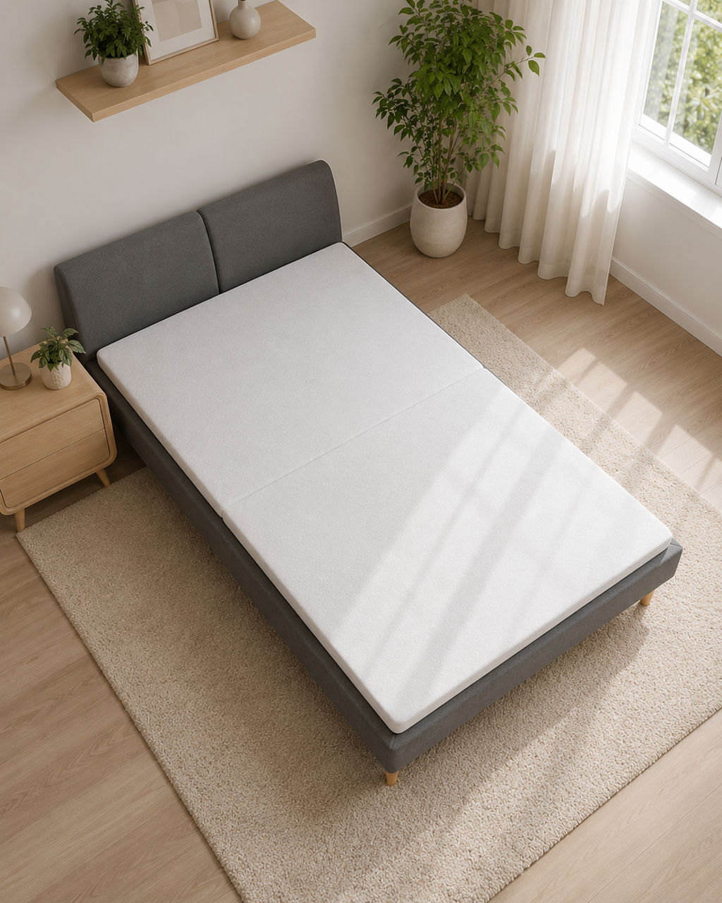 Luma 3-Fold Bamboo Foam Mattress