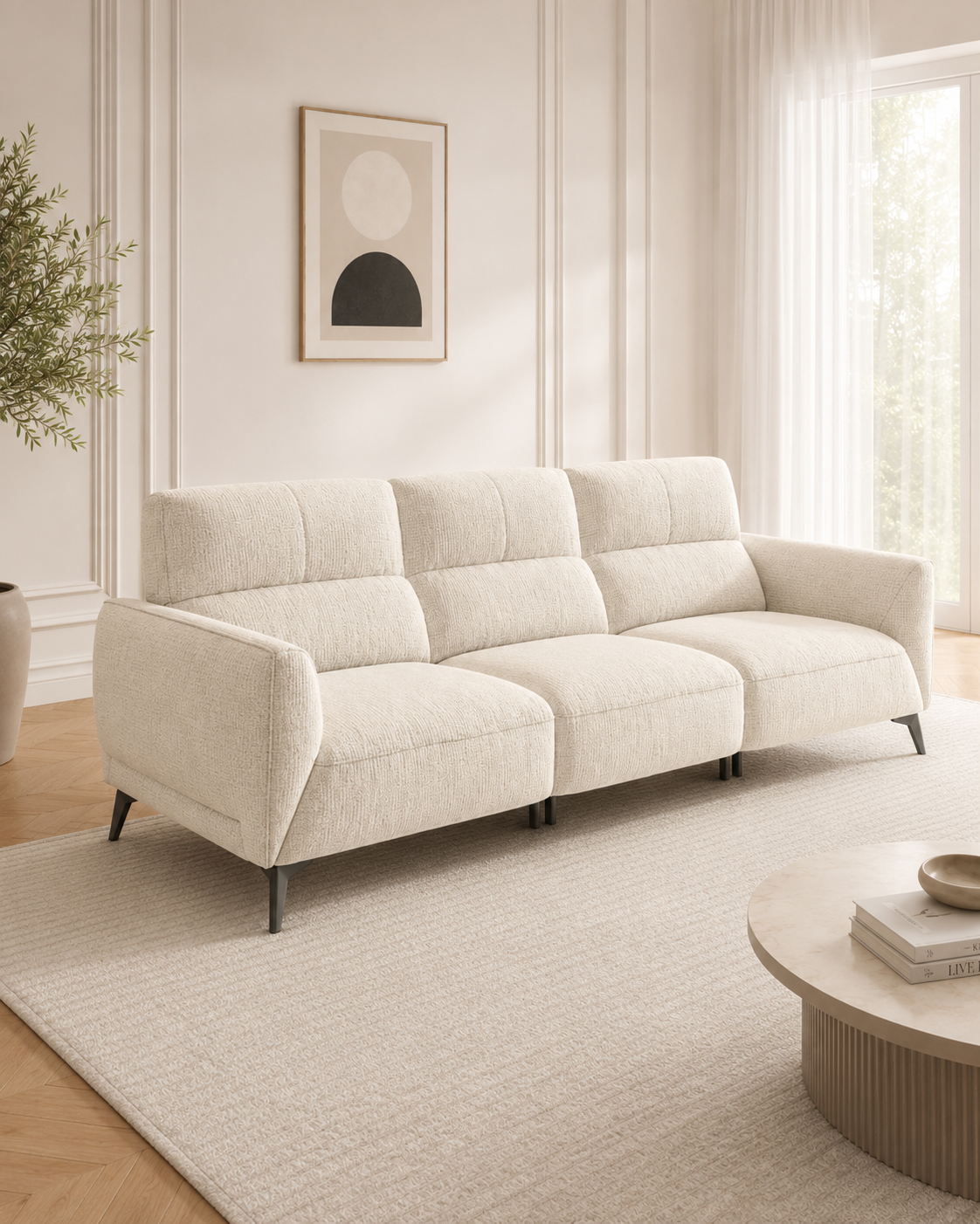 Margot Chenille Fabric Sofa