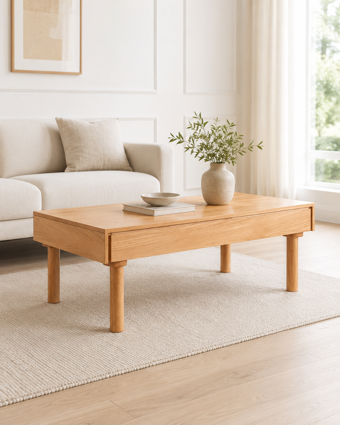 Auri Wooden Coffee Table