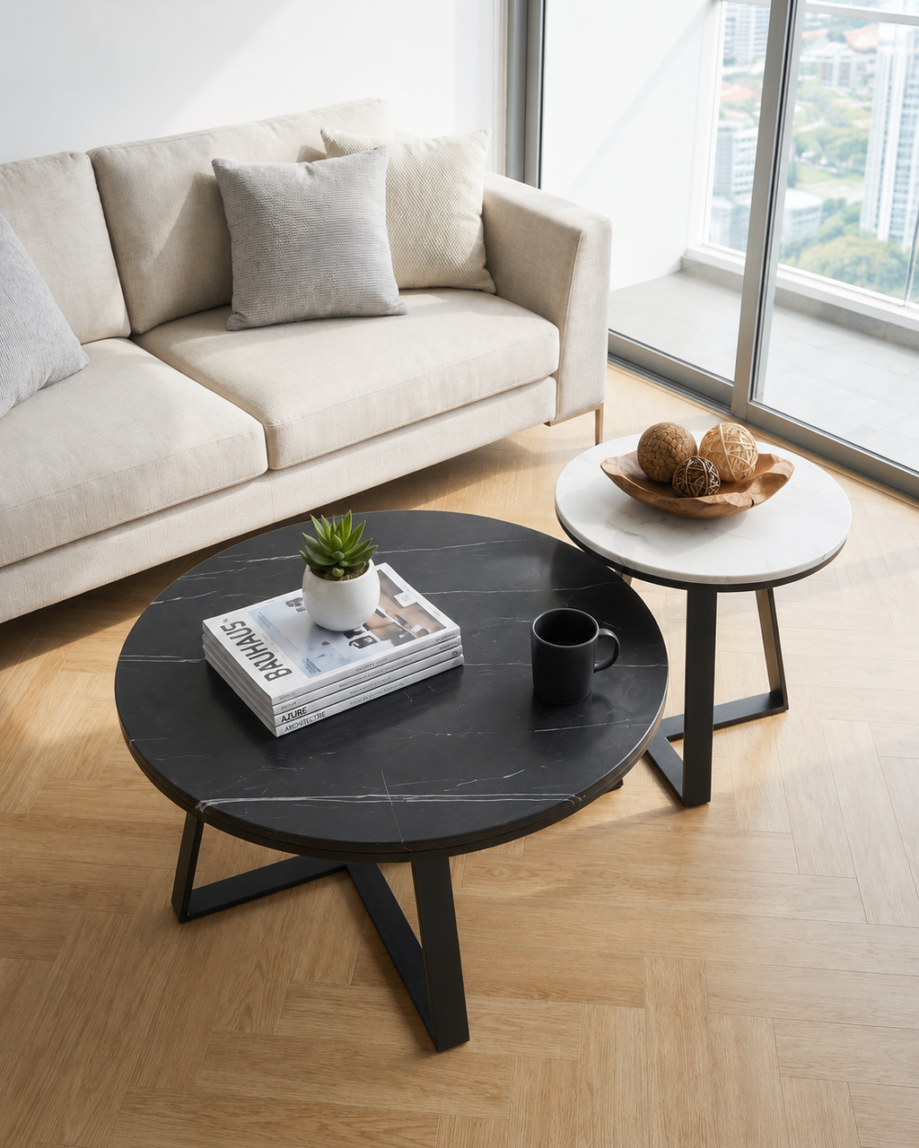 Vion Sintered Stone Coffee Table