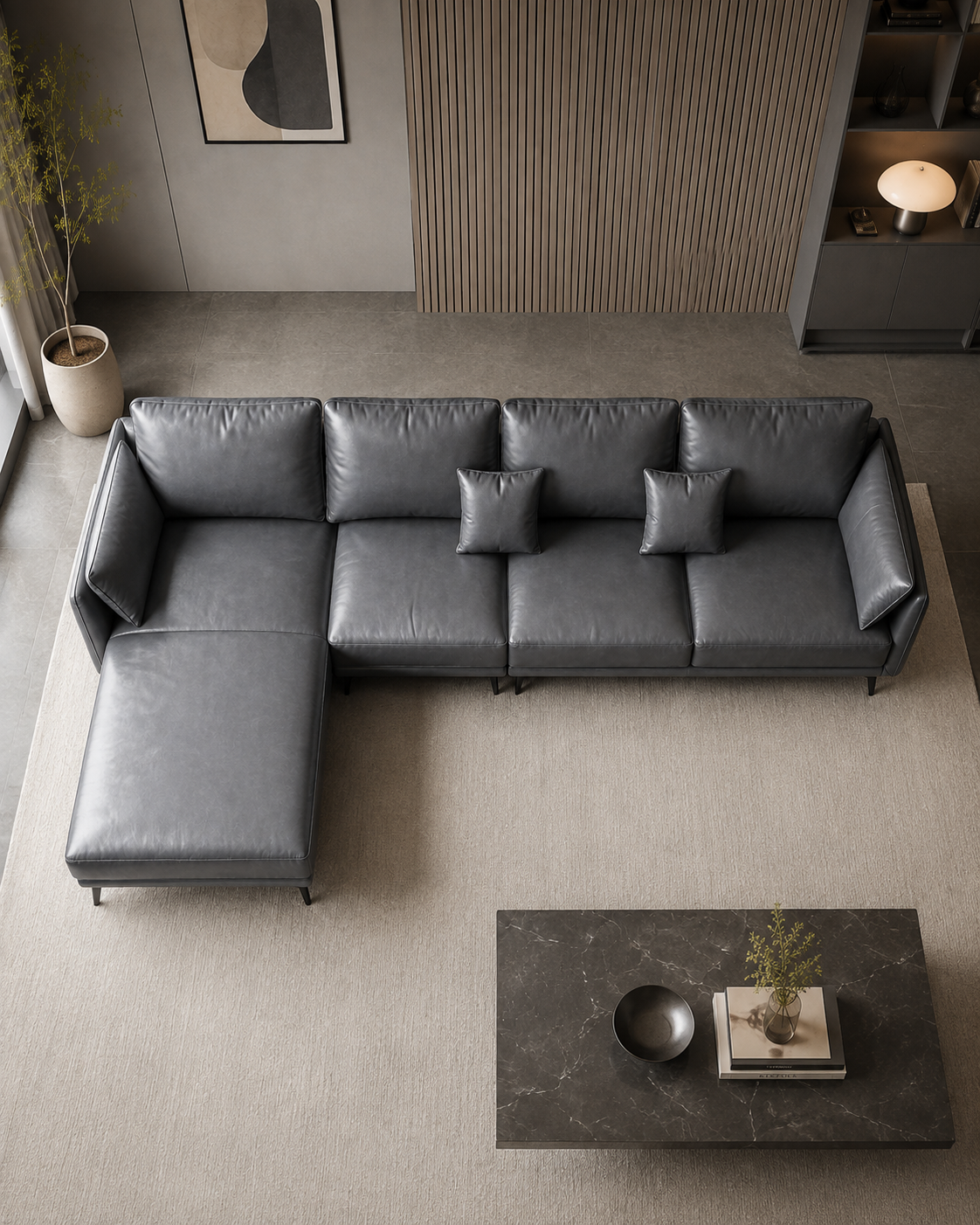 Sutton Faux Leather Sofa