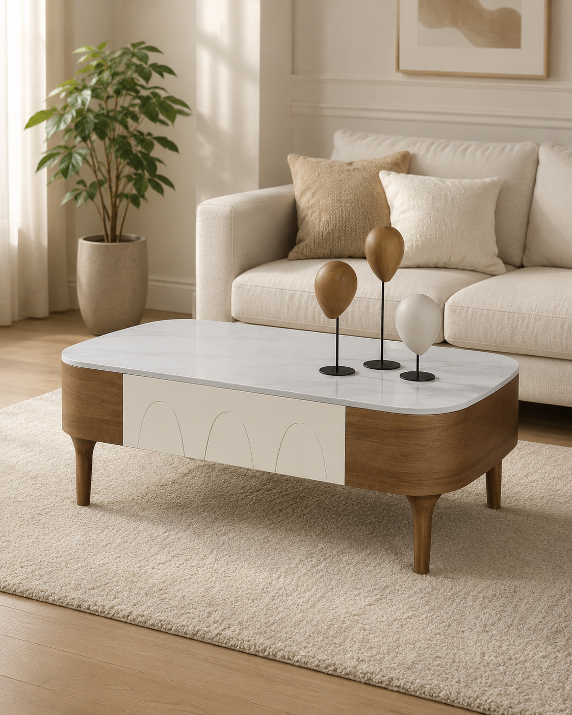 Valen Stone Coffee Table