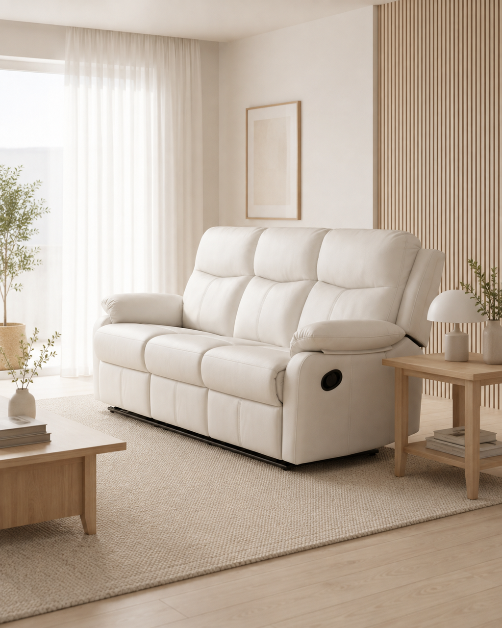 Keswick Genuine Leather Recliner Sofa