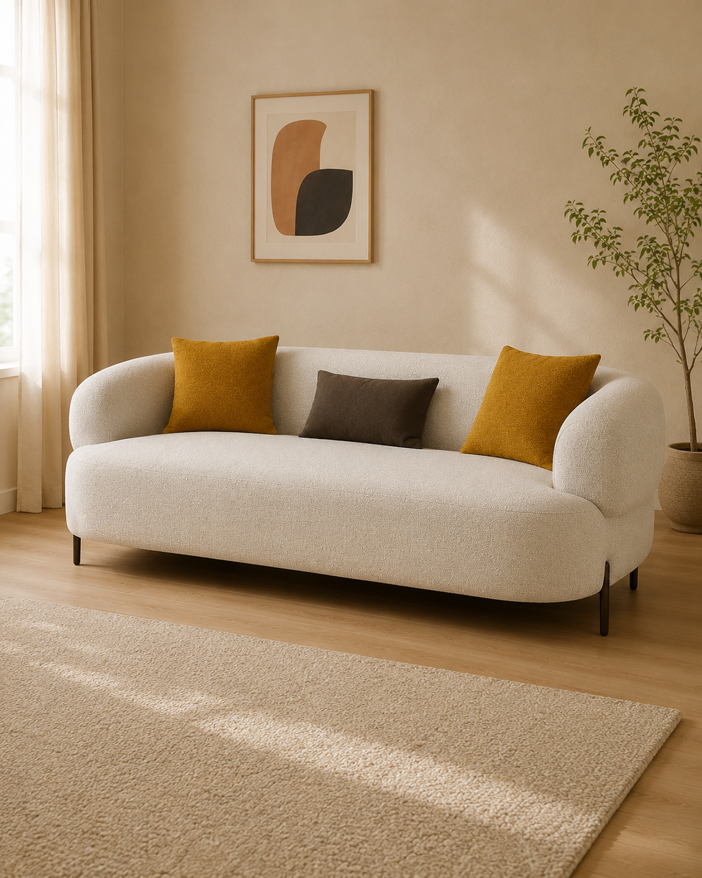 Solenne Fabric Sofa