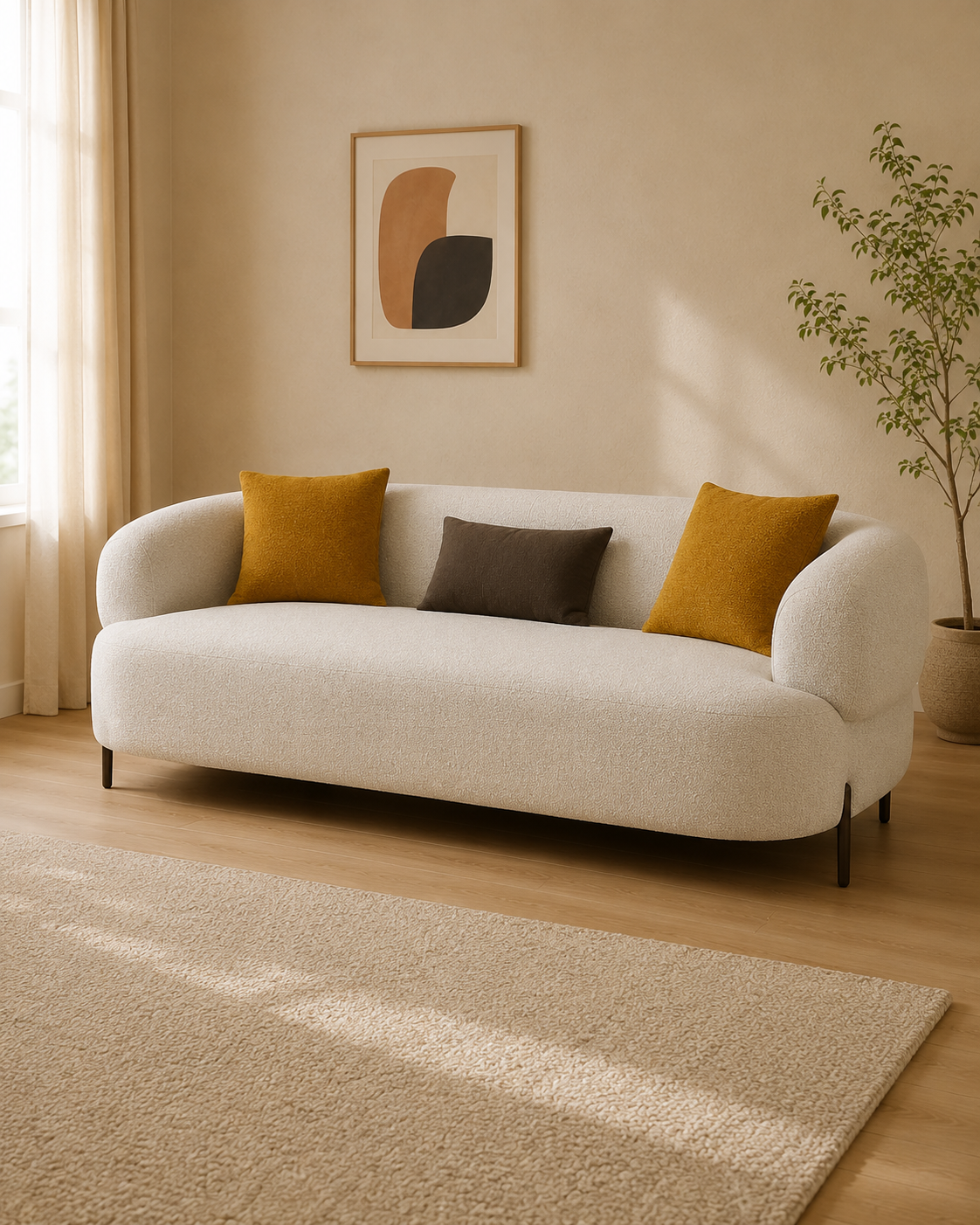 Solenne Fabric Sofa