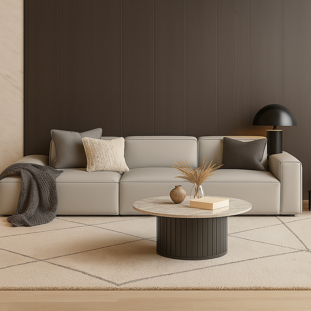 Giacomo Premium Leather 4 Seater Extended Sofa