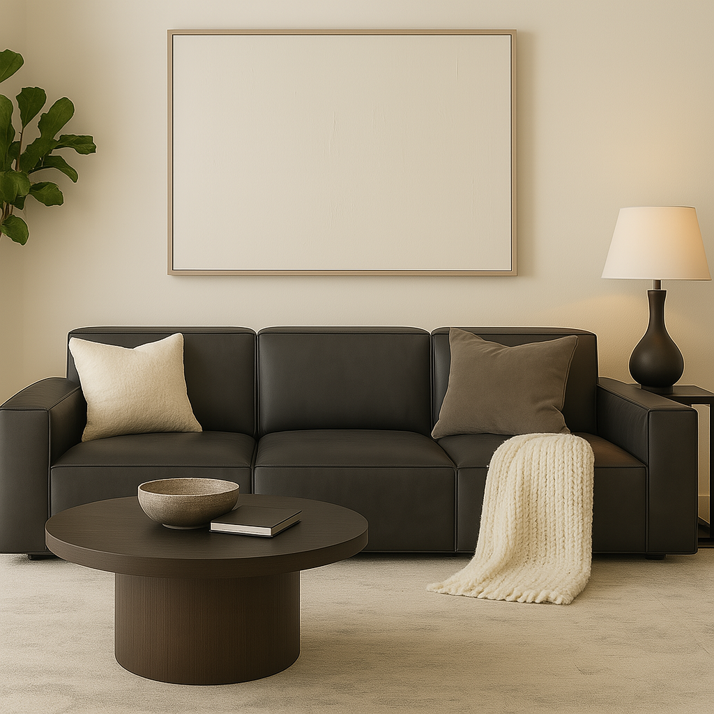 Giacomo Premium Leather 4 Seater Sofa