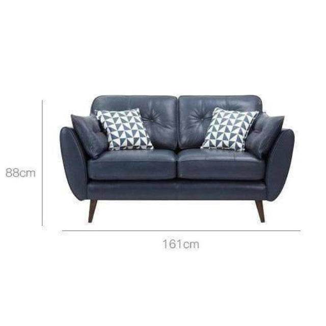 Heather Faux Leather Sofa