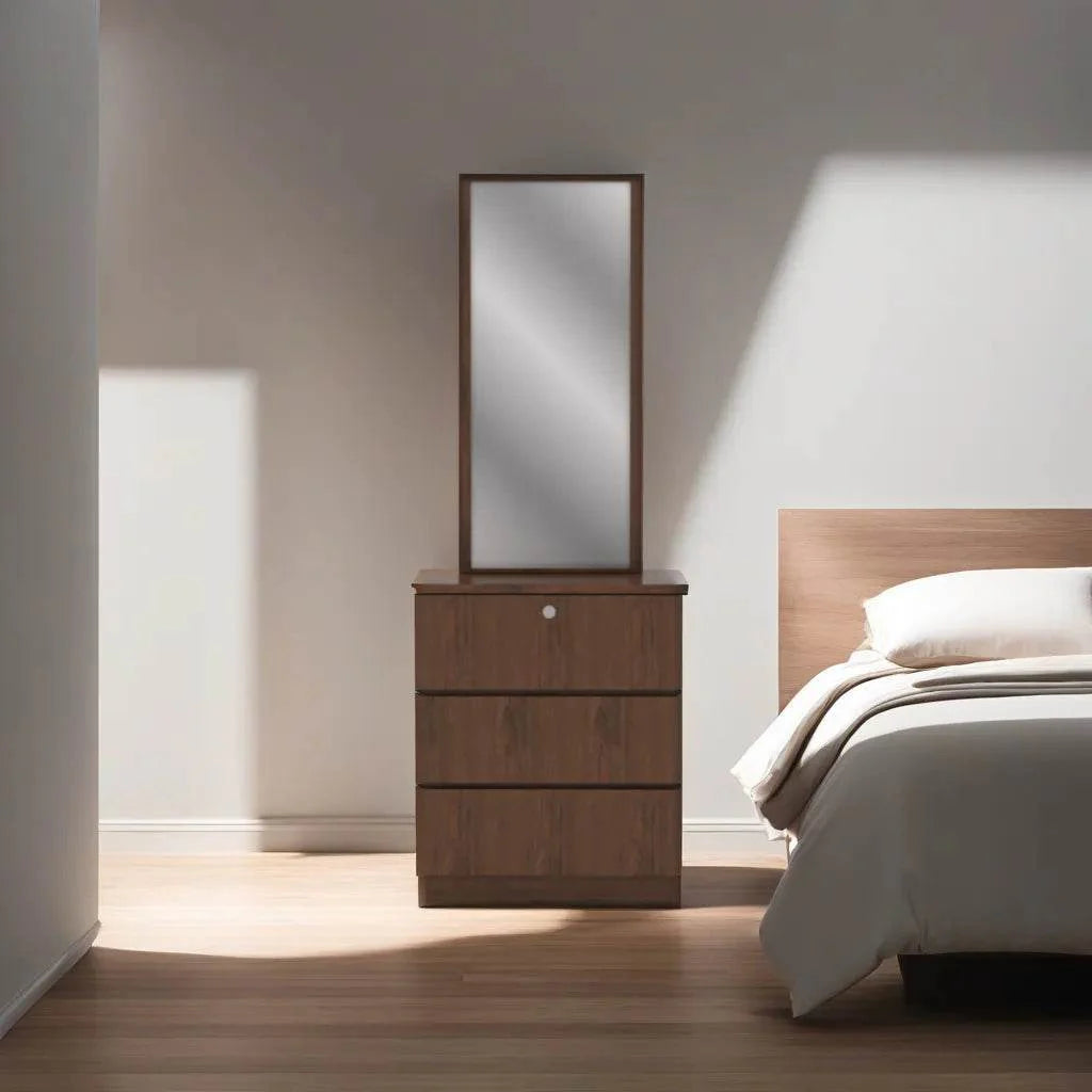 Ivonn Sliding Mirror Dressing Table