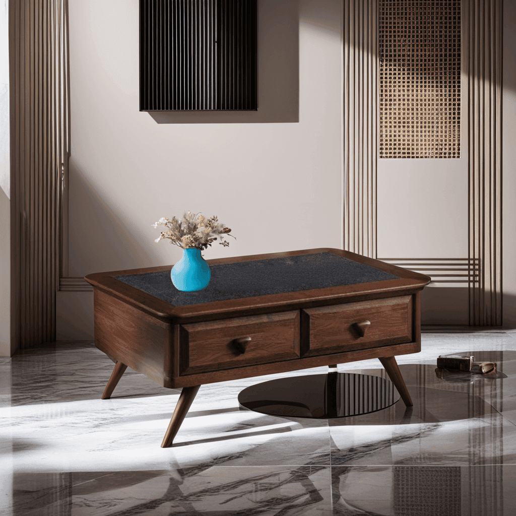 Megafurniture | Lennie Lavastone Coffee Table (100cm) | Coffee Table