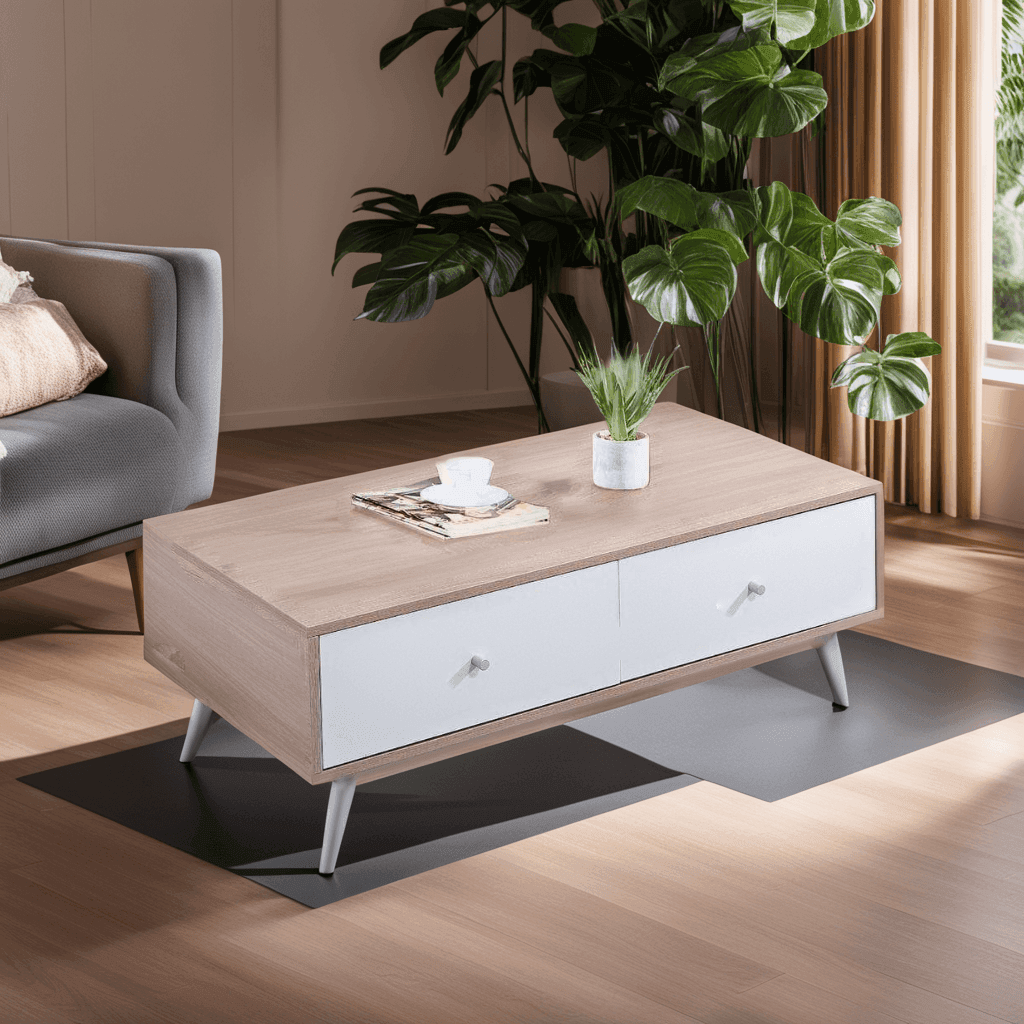 Megafurniture | Mason II Wooden Coffee Table (100cm) | Coffee Table