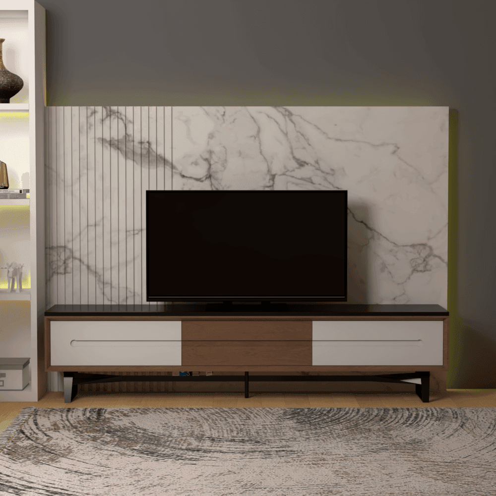 Megafurniture | Mera Lavastone Top Tv Console (200cm) | TV Console