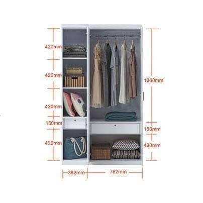 Megafurniture | Mikas 5 Open Door Wardrobe | Open Door Wardrobe
