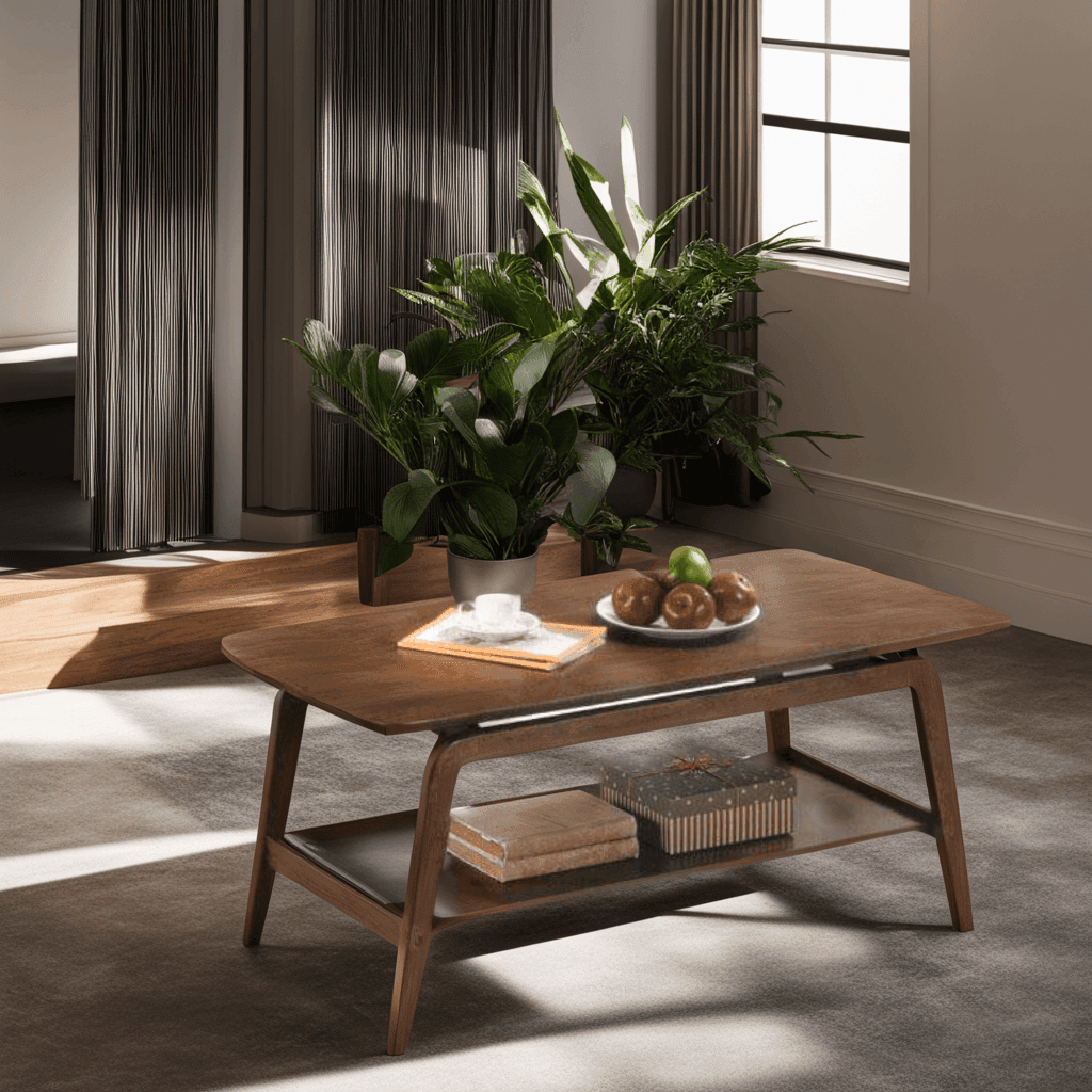 Megafurniture | Scamor Wooden Coffee Table (110cm) | Coffee Table