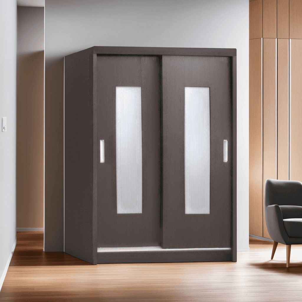 Megafurniture | Westley Walnut 5ft Sliding Wardrobe | Sliding Door Wardrobe