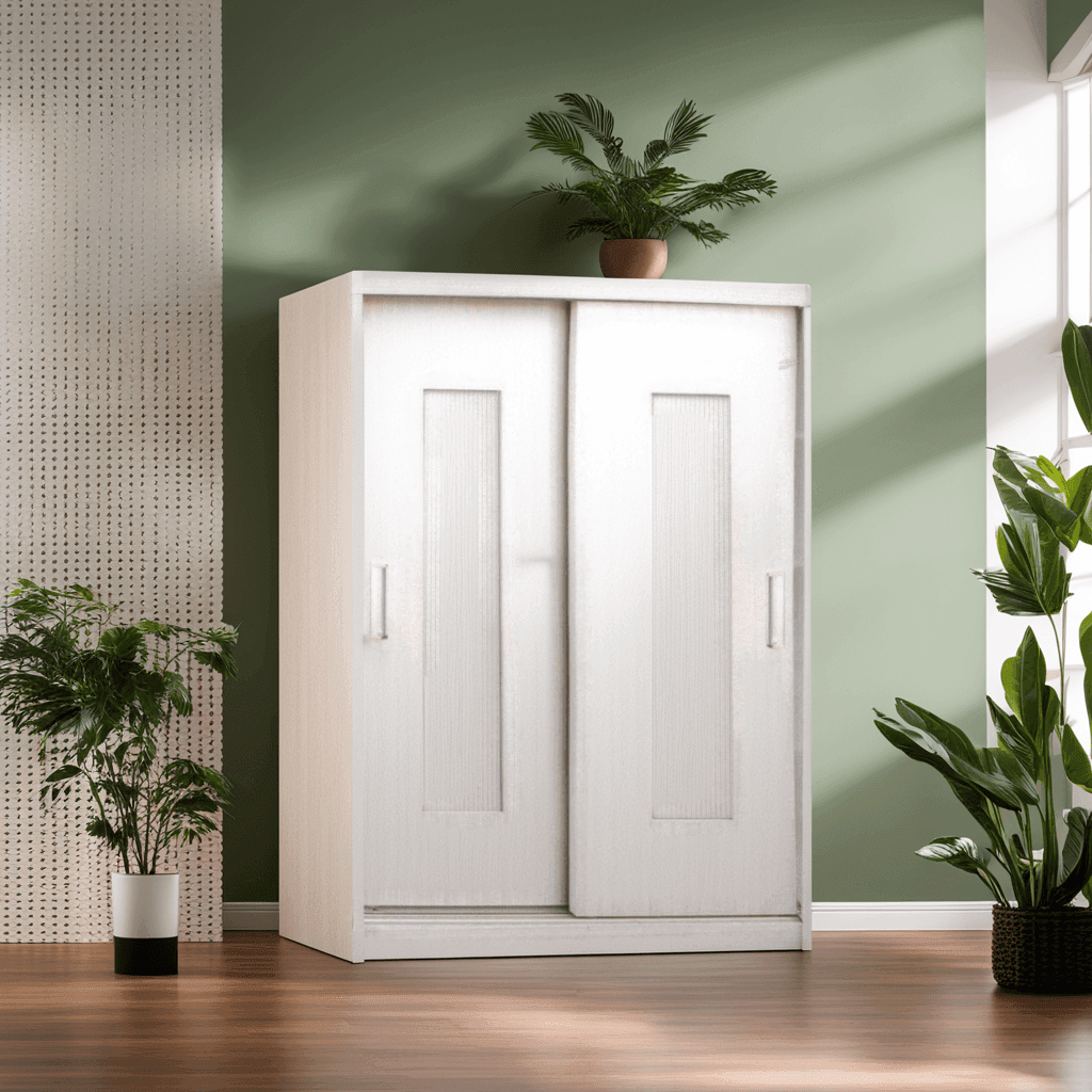 Megafurniture | Westley White Wash 4ft Sliding Wardrobe | Sliding Door Wardrobe