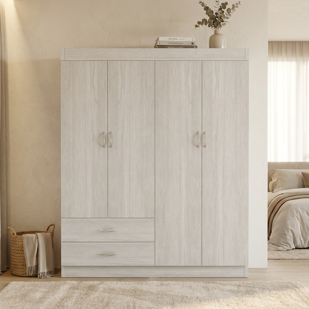 Quinton 4 Door Open Wardrobe